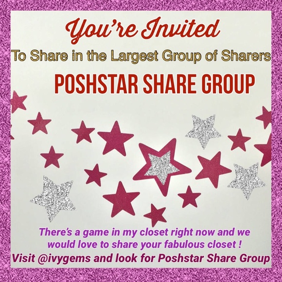 Join Poshstars Share Group! - Picture 1 of 1